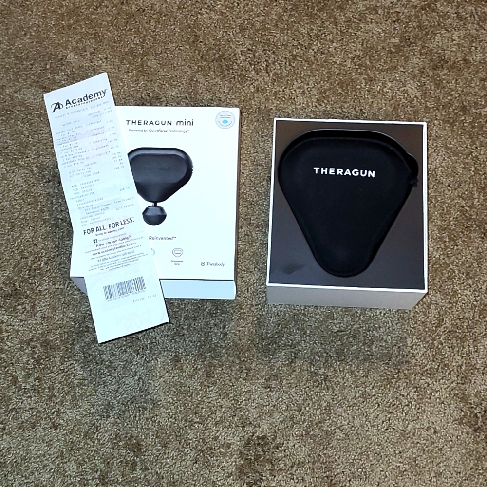 New in box Theragun mini
